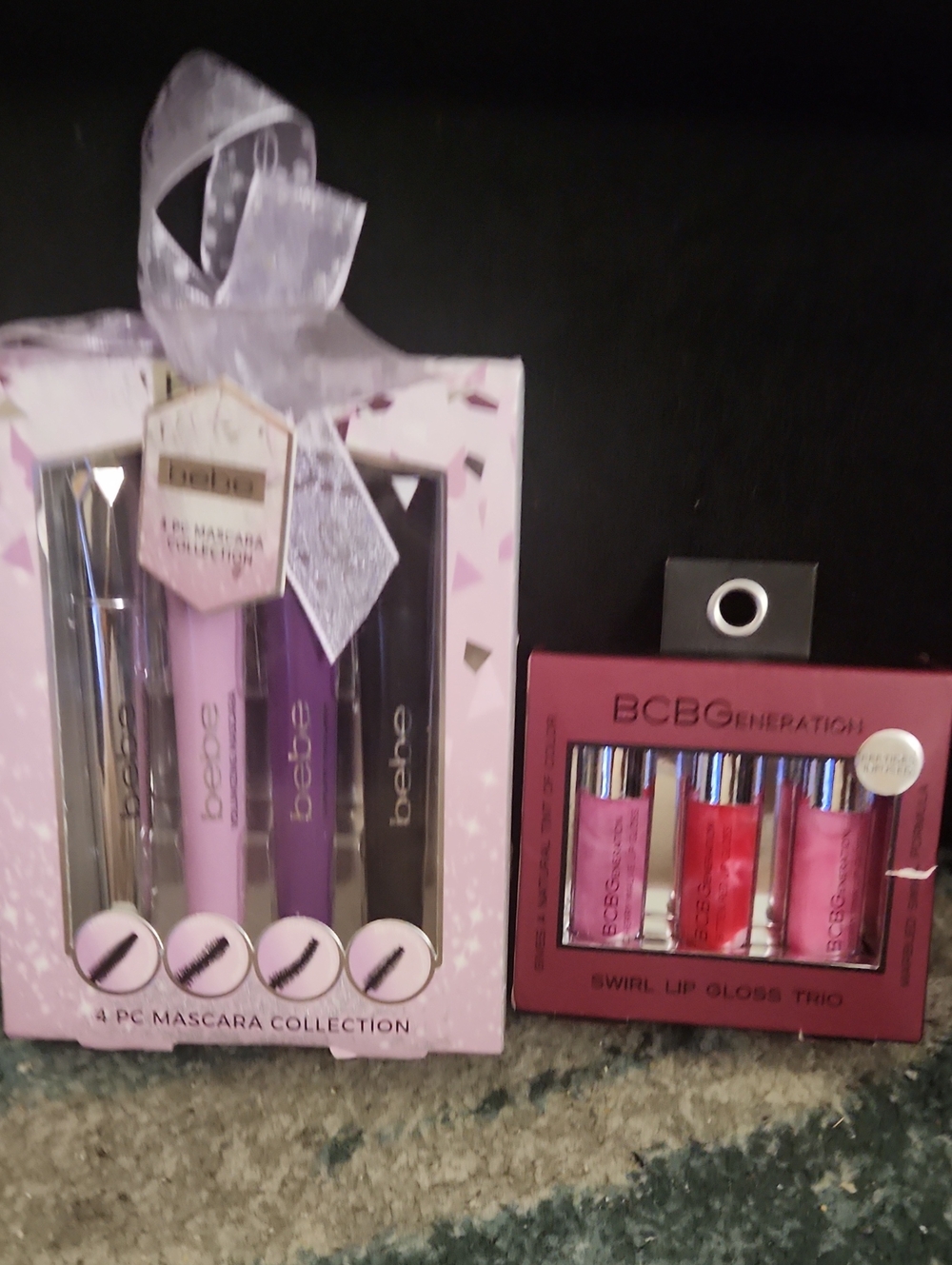 bebe 4-Piece Mascara Collection And Swirl Lip Gloss Trio